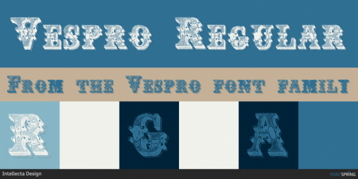 Vespro font preview