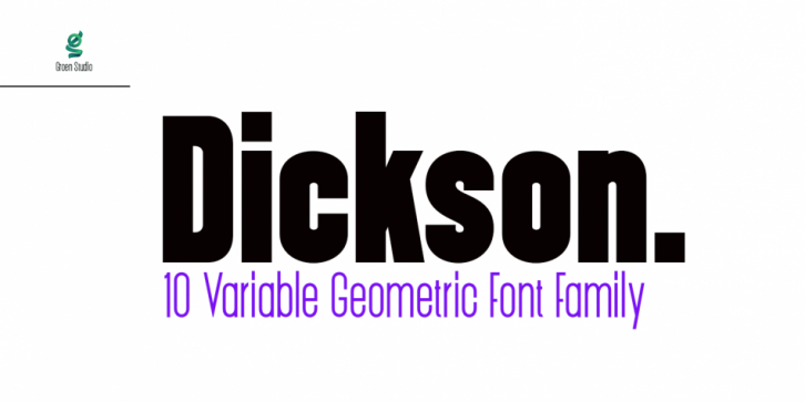 Dickson font preview