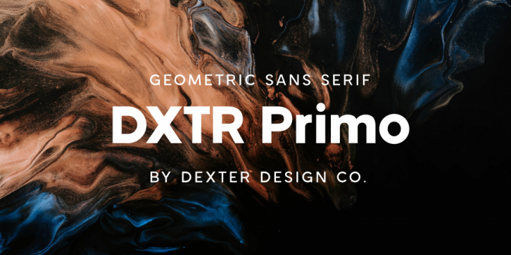 DXTR Primo font preview