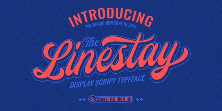 The Linestay font preview
