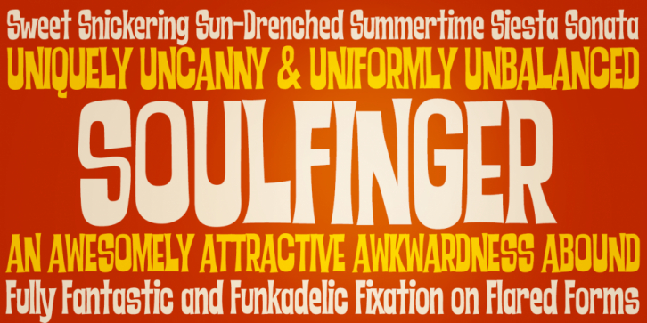 Soulfinger PB font preview