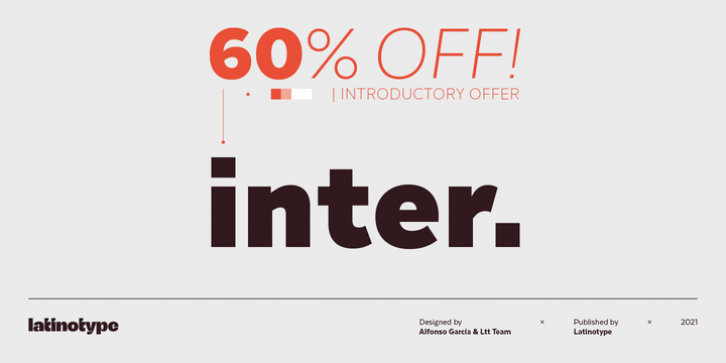 Inter font preview