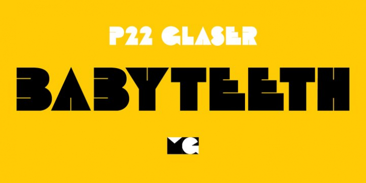 P22 Glaser Babyteeth font preview