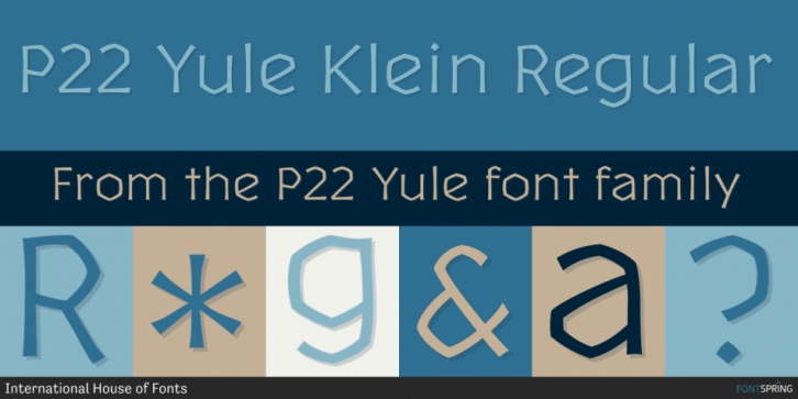P22 Yule font preview