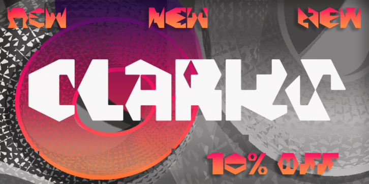 Clarks font preview