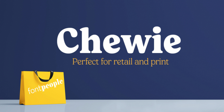 Chewie font preview