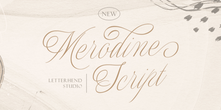 Merodine Script font preview