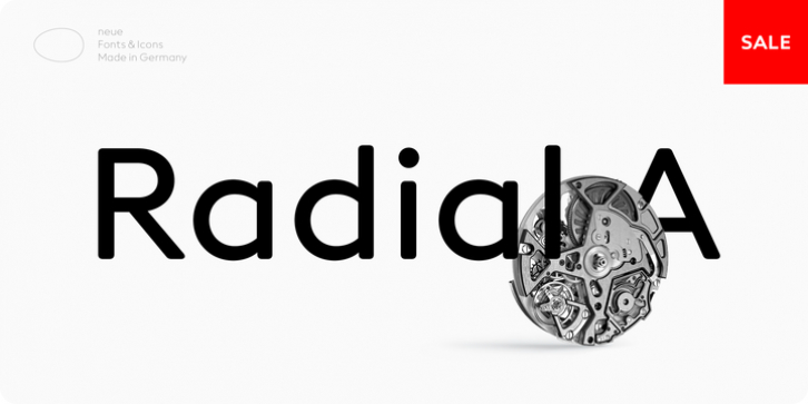 Neue Radial Soft A font preview