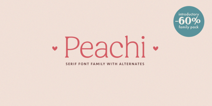 Peachi font preview