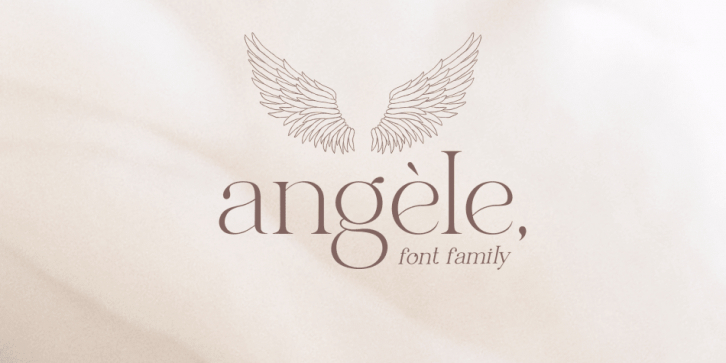 Angele font preview