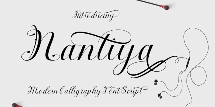 Nantiya font preview