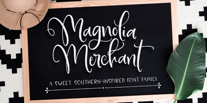 Magnolia Merchant font preview