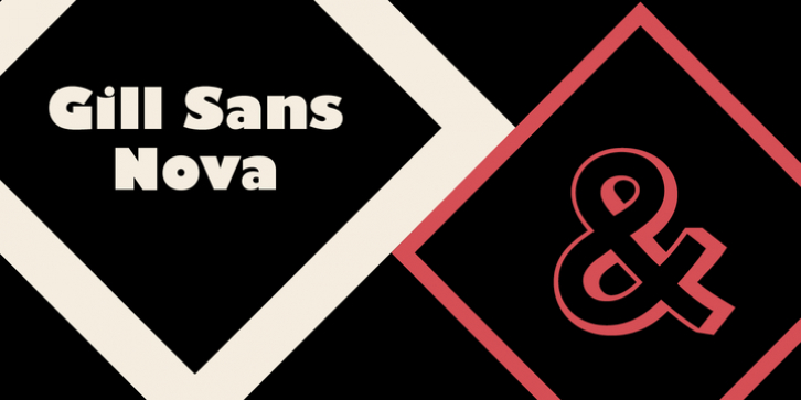 Gill Sans Nova font preview