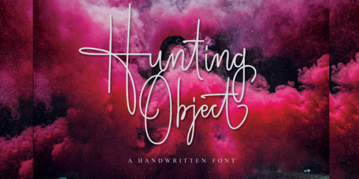 Hunting Object font preview