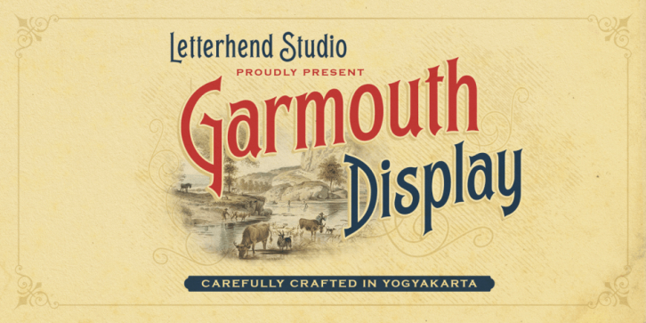 Garmouth Display font preview