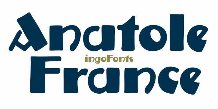 Anatole France font preview
