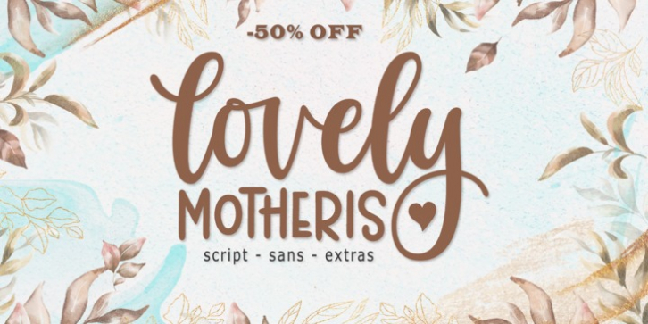 Lovely Motheris Font Duo font preview