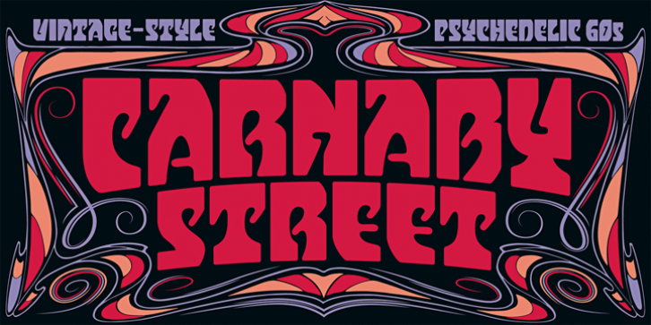 Carnaby Street font preview