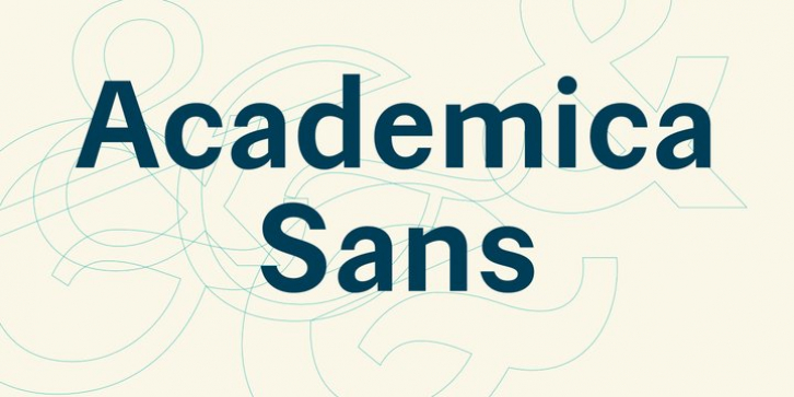 Academica Sans font preview