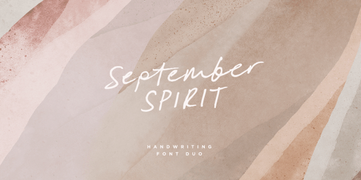 September Spirit font preview