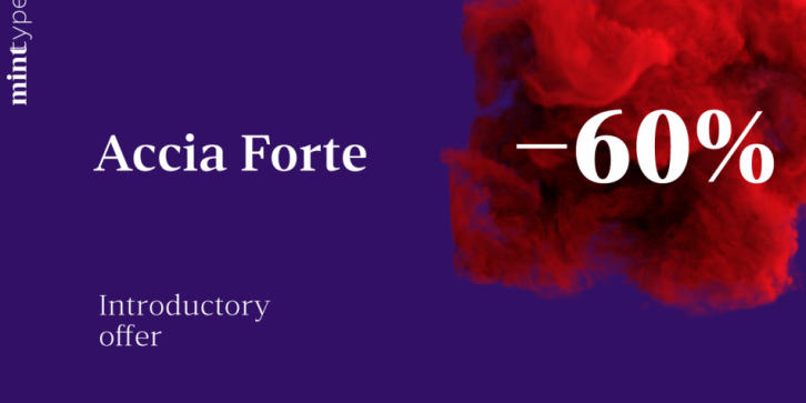 Accia Forte font preview