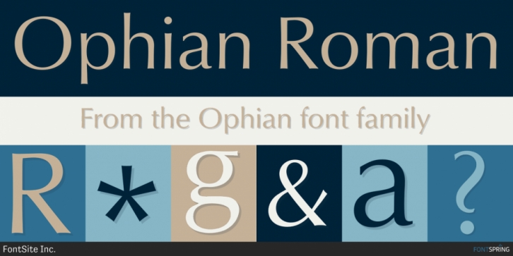 Ophian font preview