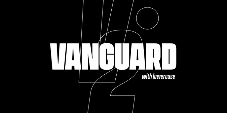 Vanguard CF font preview
