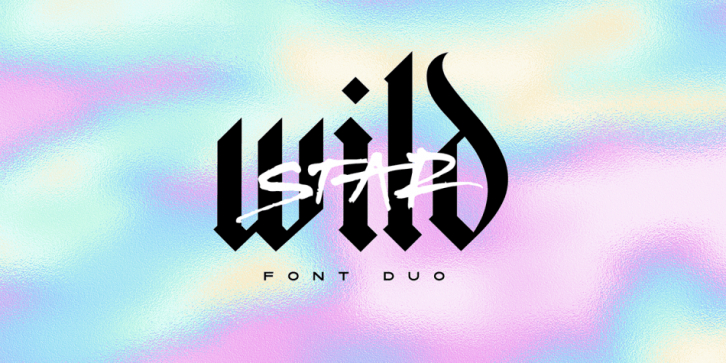 Wild Star Font Duo font preview