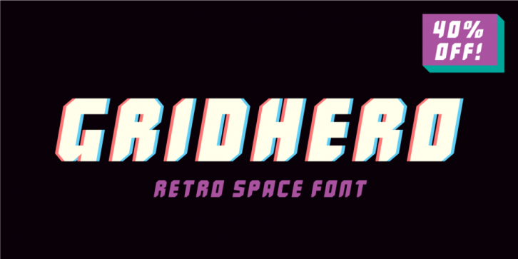 Grid Hero font preview