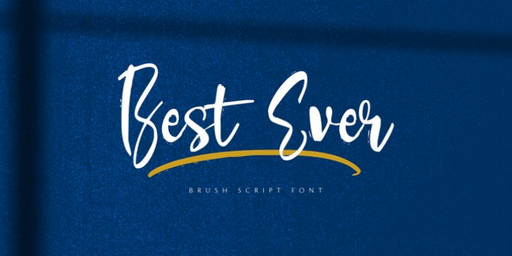 Best Ever font preview
