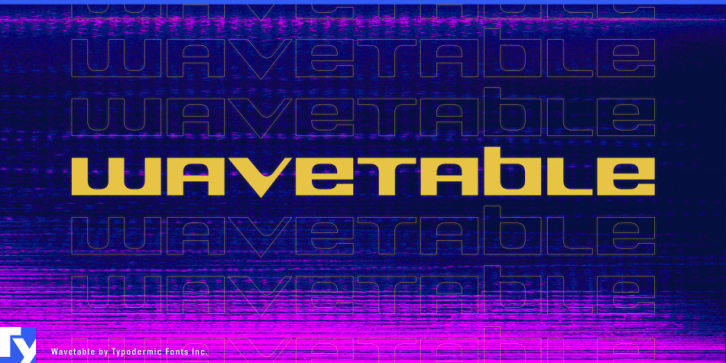 Wavetable font preview