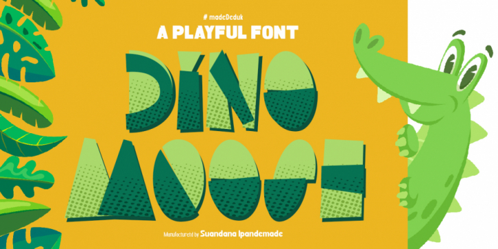 Dino Moose font preview