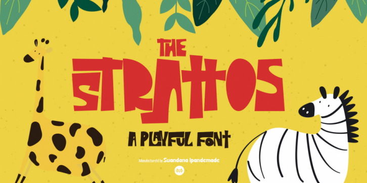 The Strattos font preview