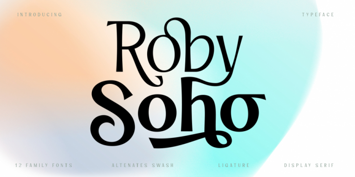 Roby Soho font preview