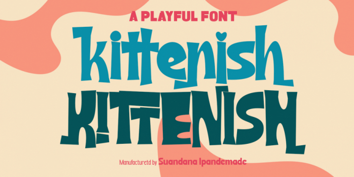 Kittenish font preview