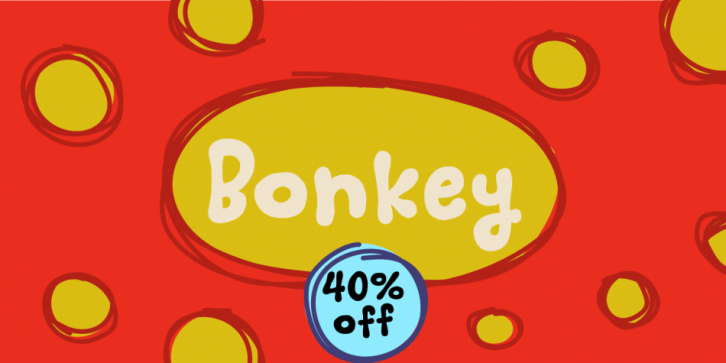 Bonkey font preview
