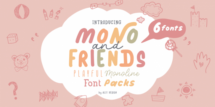 Mono and Friends font preview