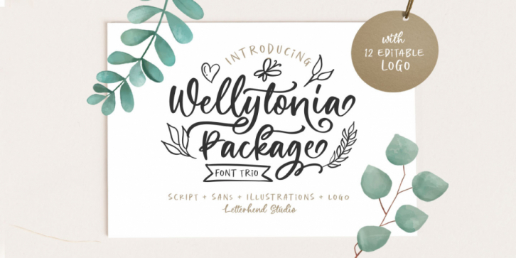 Wellytonia Package font preview