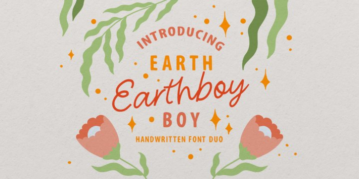 Earthboy font preview