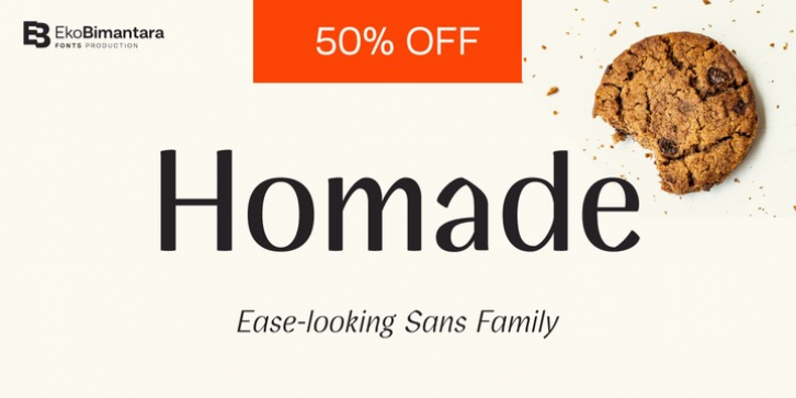 Homade font preview