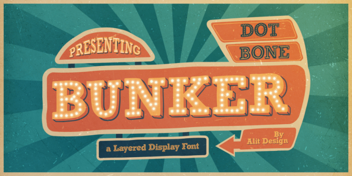 Bunker font preview