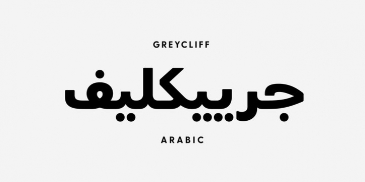 Greycliff Arabic CF font preview