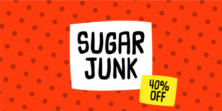 Sugar Junk font preview