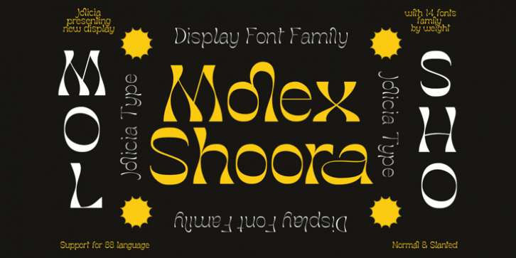 Molex Shoora font preview