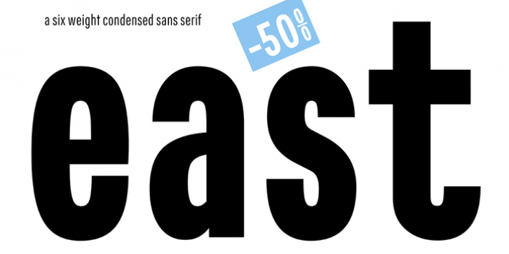 East font preview