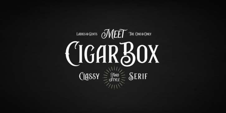 CigarBox font preview
