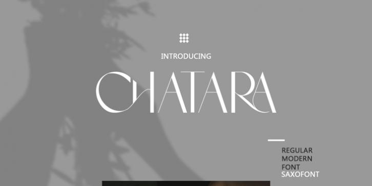 Chatara font preview