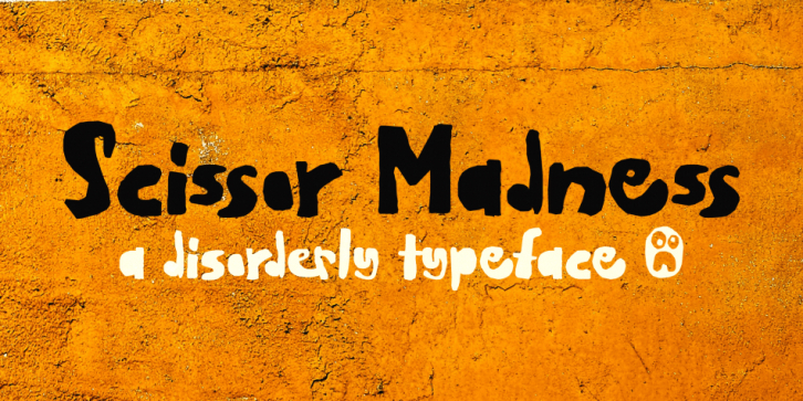 Scissor Madness font preview