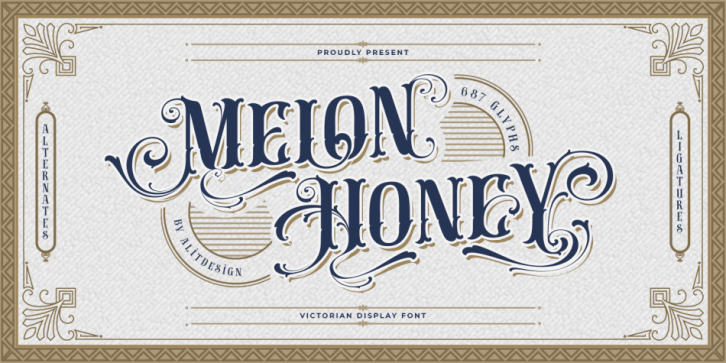 Melon Honey font preview