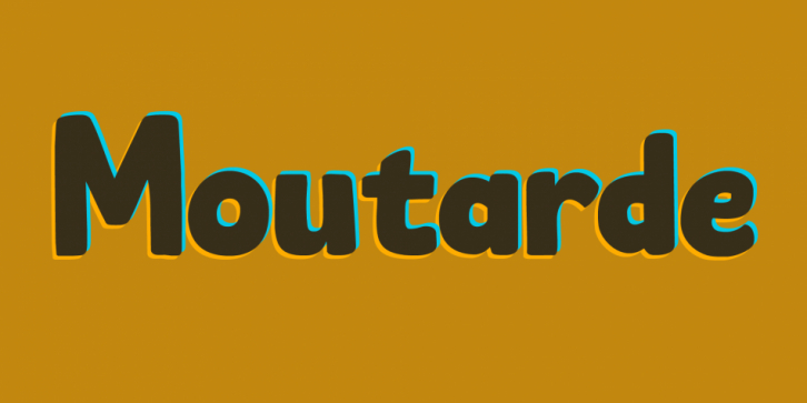 Moutarde font preview